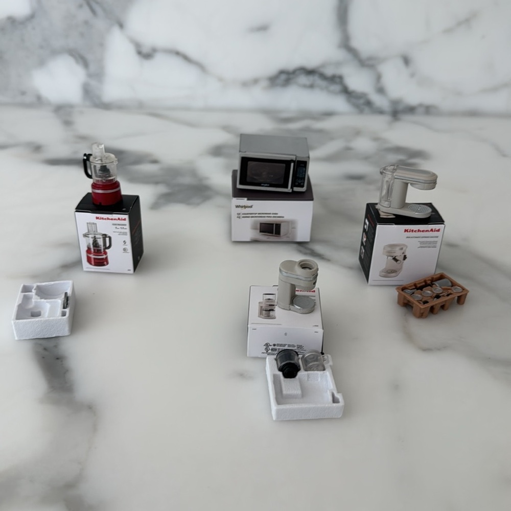 4 Mini Rare KitchenAid and Whirlpool Appliance Set